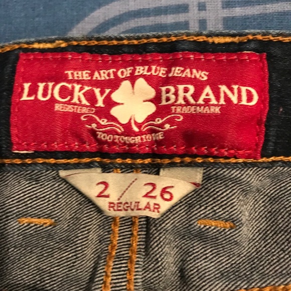 Lucky Jeans Straight Leg Jeans size 2/26 - Picture 8 of 9